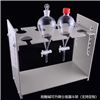 SP-NSJLXFYLDJ-01單排4孔*60ml耐酸堿可升降梨形分液漏鬥架